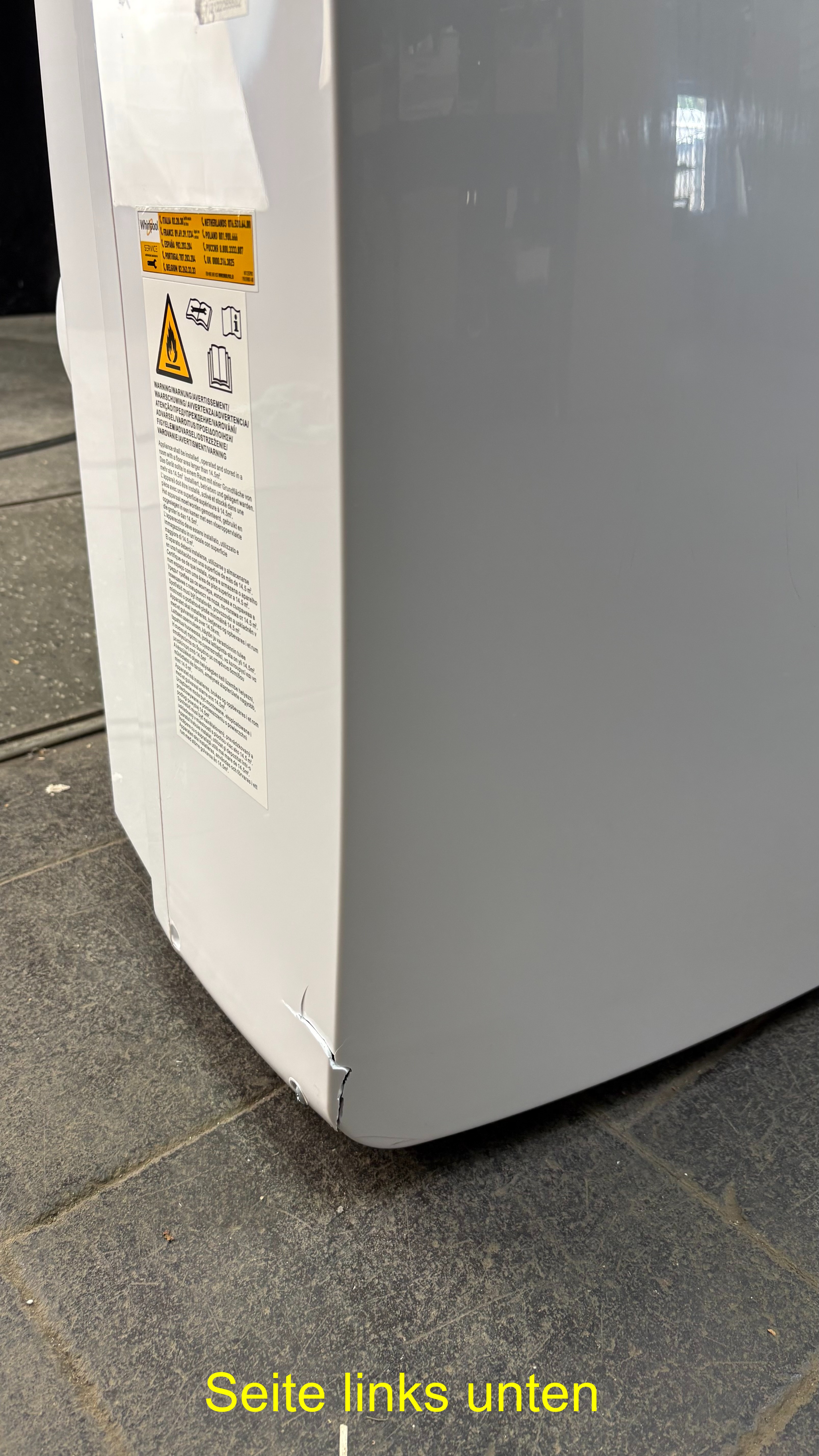 Whirlpool PACW29 COL