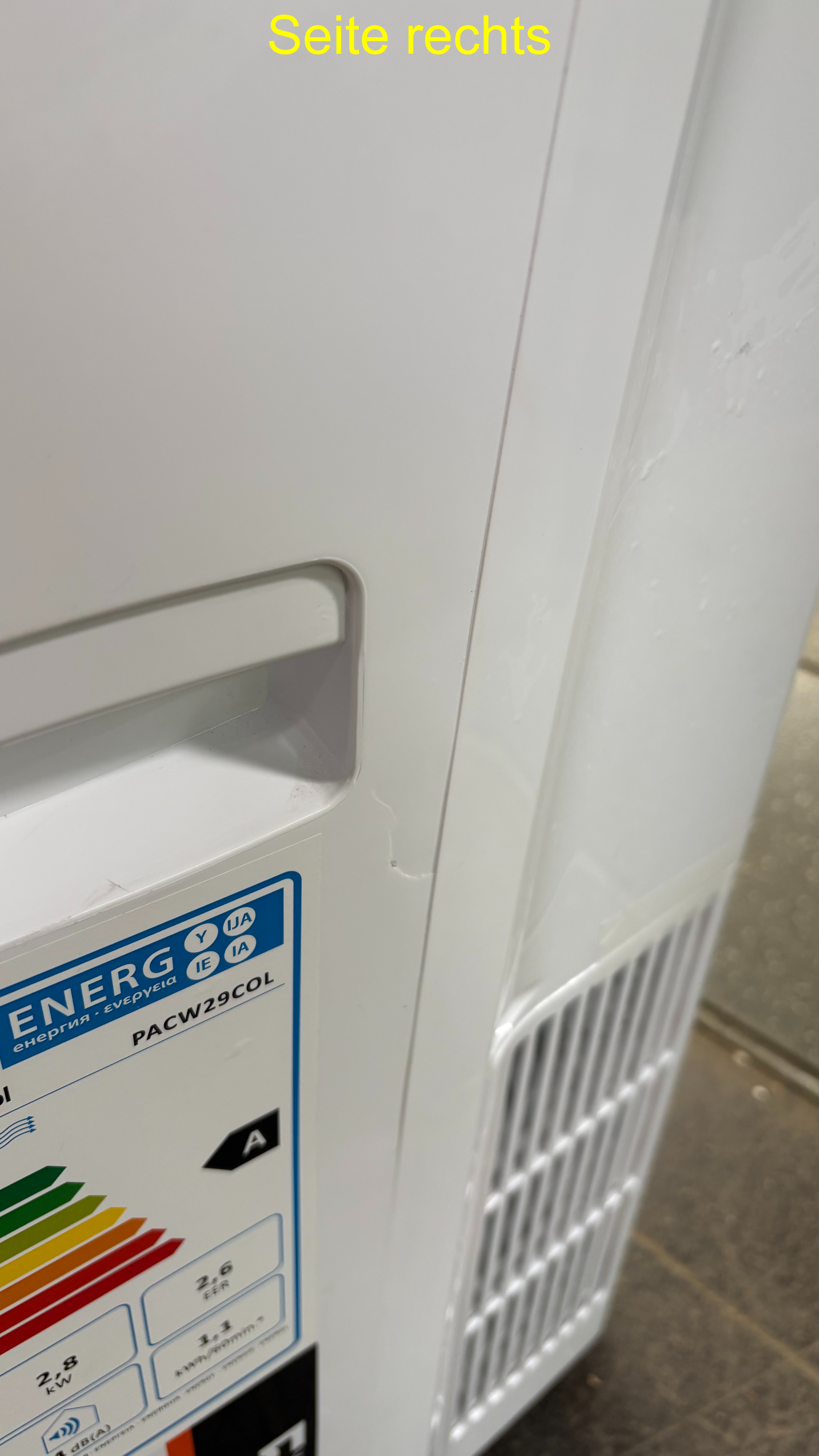 Whirlpool PACW29 COL
