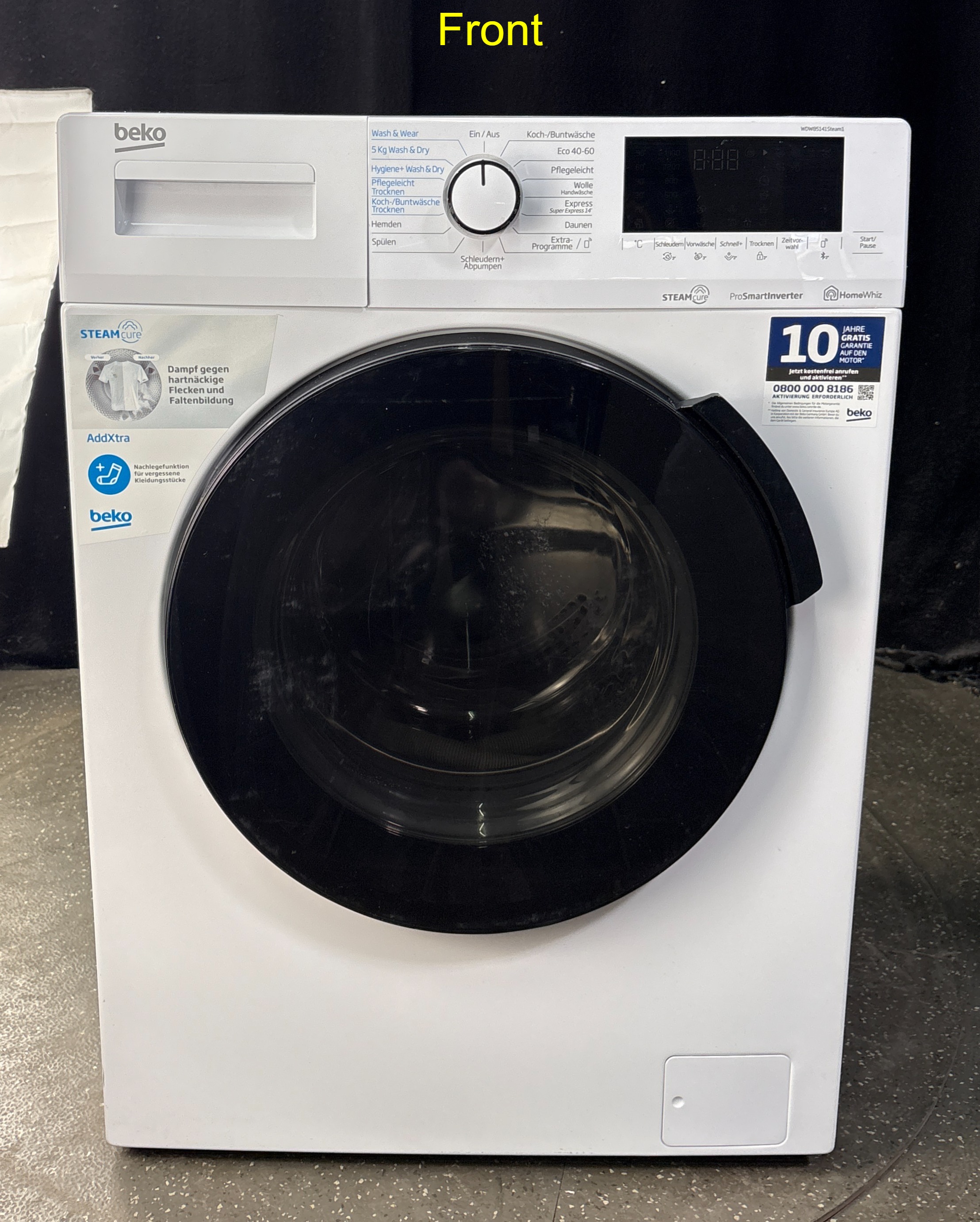 Beko WDW85141Steam1