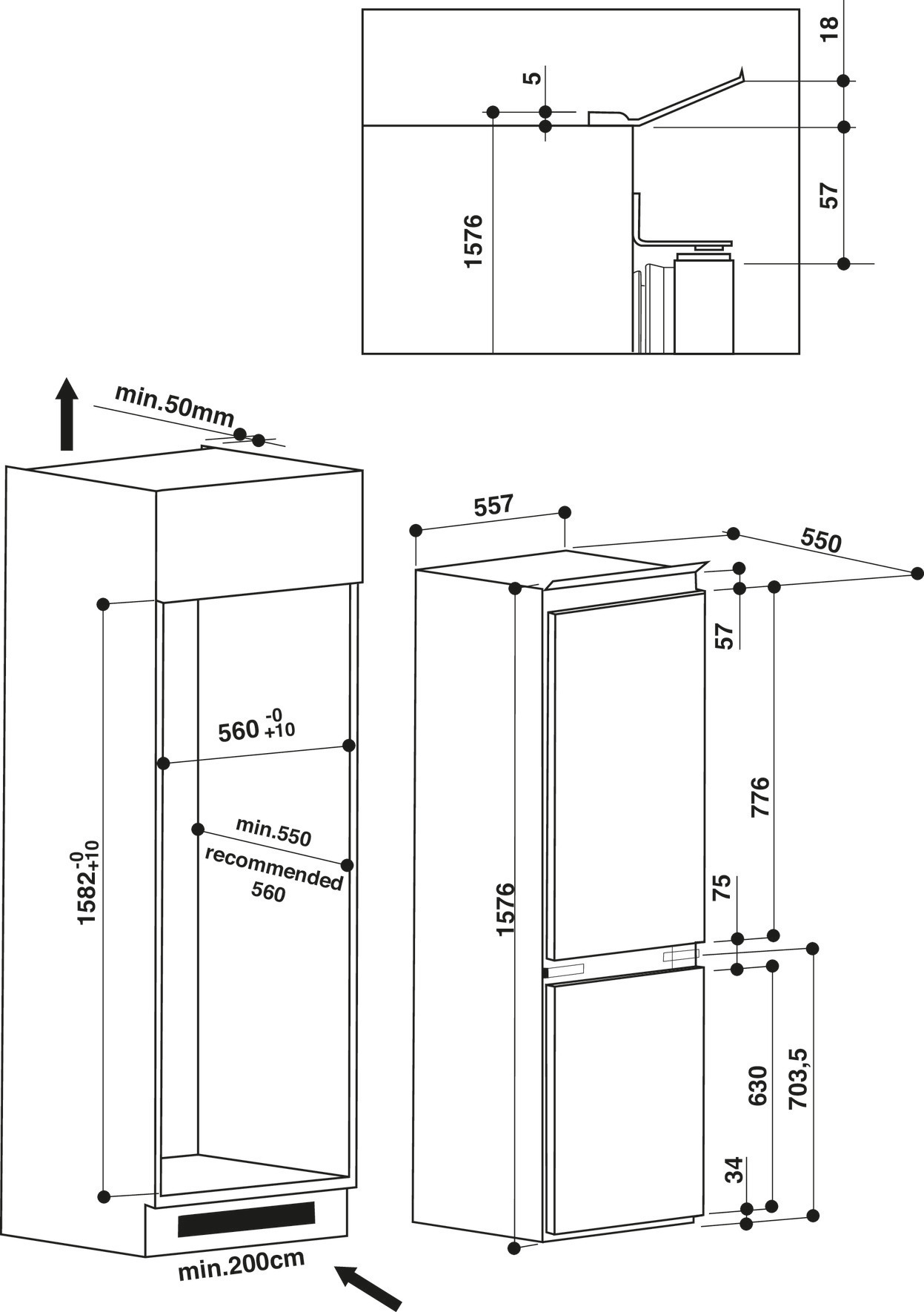 Bauknecht KGIS 16F2 P