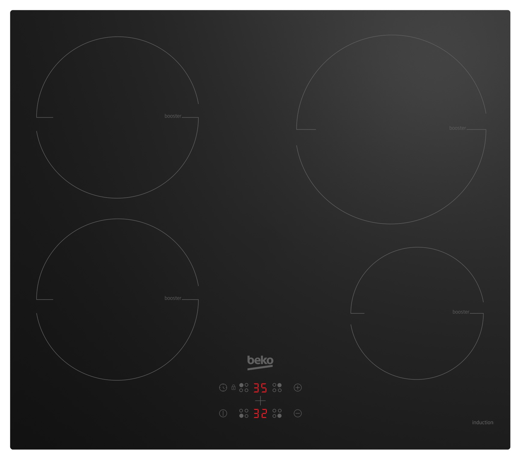 Beko BBSM12340X_Kochfeld